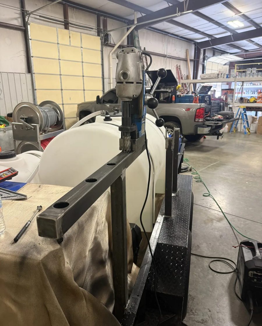 Shop press and bushing work